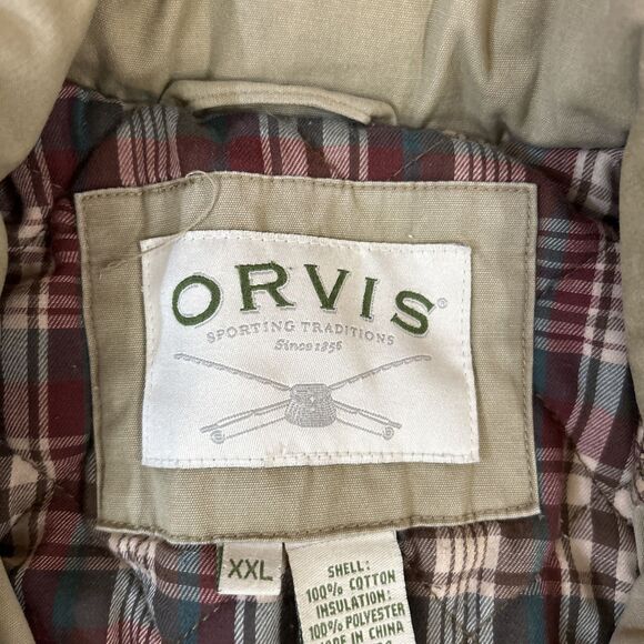 Orvis Fishing Vest Orvis Hunting Vest Orvis Utility Vest Flannel Lined XXL 2XL - Picture 5 of 16